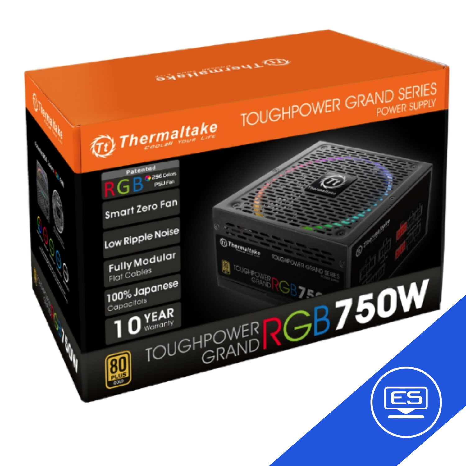 FUENTE DE PODER 750W THERMALTAKE RGB 80 PLUS GOLD